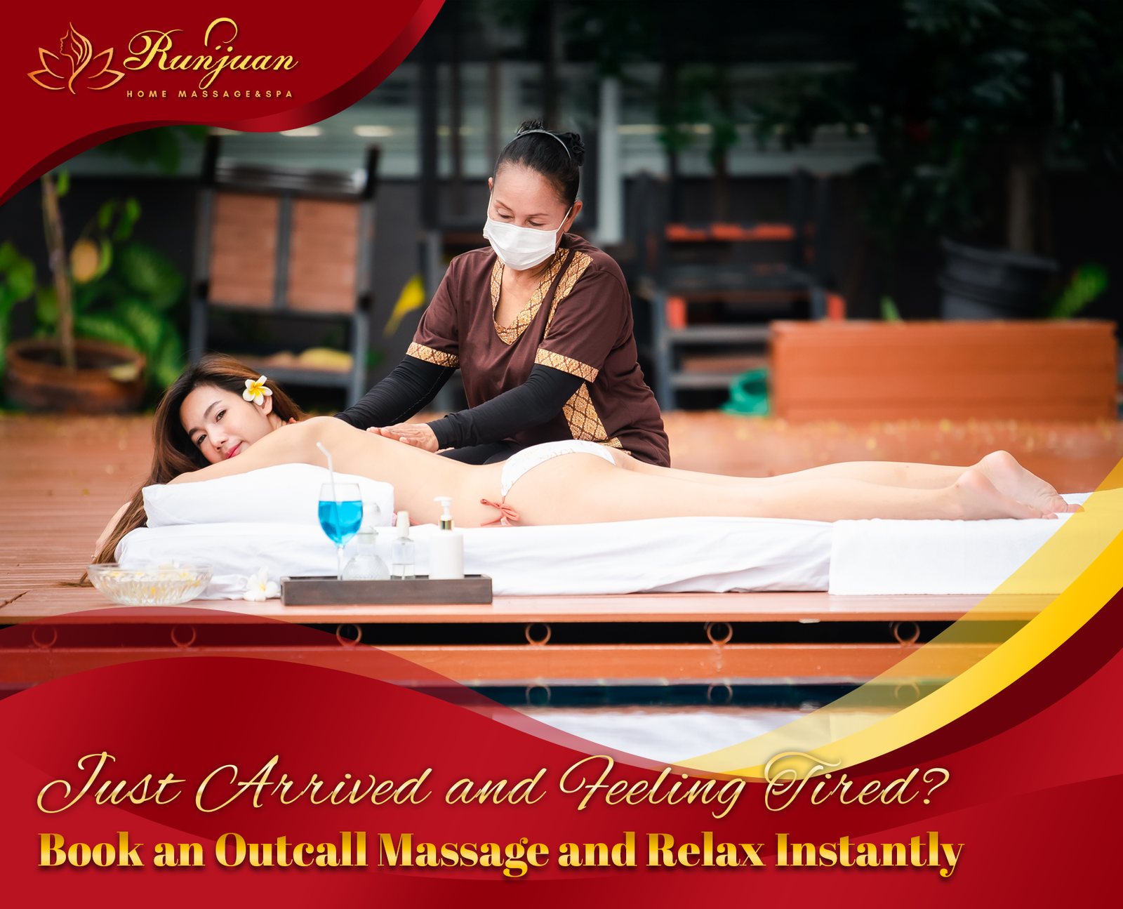 Just Arrived and Feeling Tired? Book an Outcall Massage and Relax Instantly