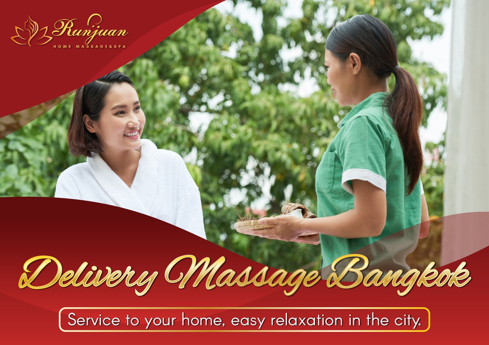 Delivery Massage Bangkok service to your home, easy relaxation in the city.