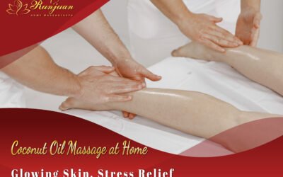 Coconut Oil Massage at Home Glowing Skin, Stress Relief